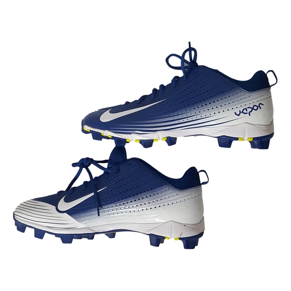 NIKE Vapor Cleat Keystone 2 Low Fastflex Tech Sneakers blue yellow white - Picture 5 of 8